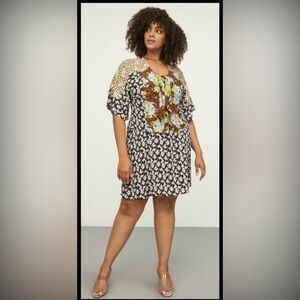 Cabi patchwork 2-piece dress set size XS